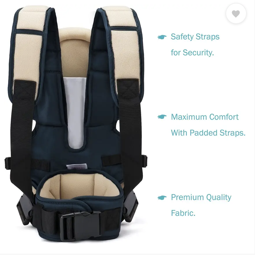Unused MOM'S PRIDE baby carrier in thrifted condition